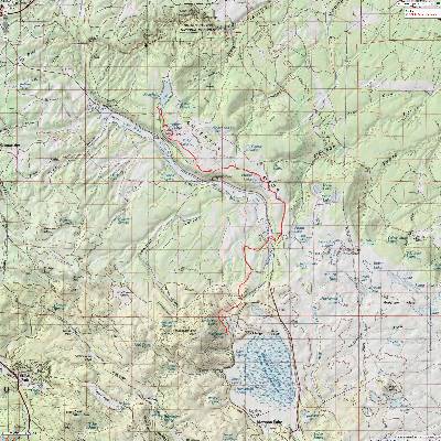 Map - AZT - Mayflower Spring to Marshall Lake, Passage 30