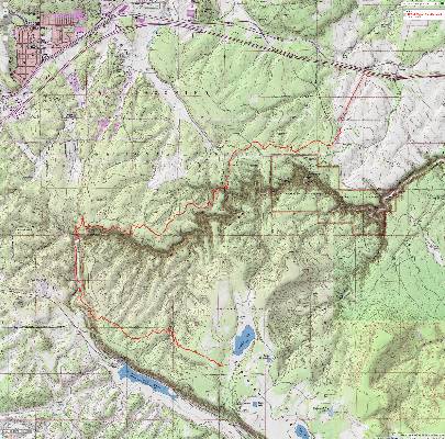 Map - AZT - Marshall Lake to I-40, Passage 31