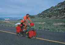 Rob along Flaming Gorge