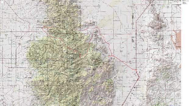 Map - Chiricahua: driving - Portal - NM overview