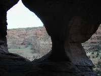 Looking into Canyon de Chelly from the Owl Eyes