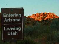 Entering Arizona, ahh
