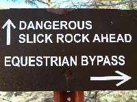 dangerous slickrock