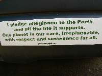 Earth pledge