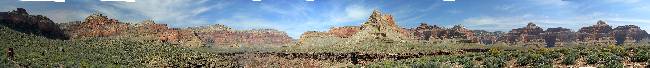 Pano of The Tonto - from Day 13- near Turquoise Canyon