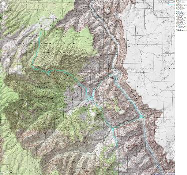 Map - GC: Nankoweap to Kwagunt to Malgosa overlook; 2011; 41 miles