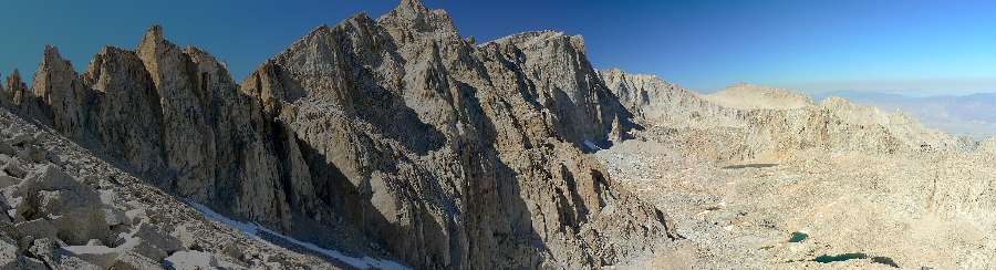 Pano - View from near Trail Crest - Mt. Whitney - Day 27 748 kb