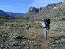 Rob and junction of Kanab Cr (left) and Snake Gulch (right)