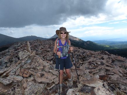 Walking the plates atop Haystack Mountain - Day 4