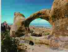 Double O Arch in Arches N.P.