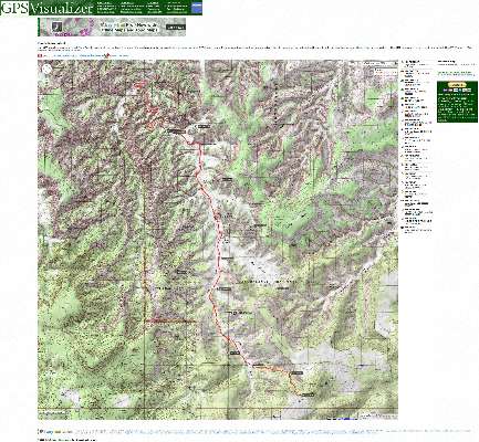 Topo map using my GPS track