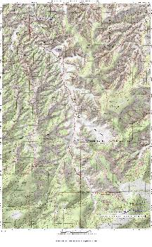 Topo map drawn by hand - waypoints and route approximate (3 mb)