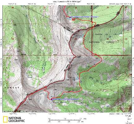 Pecos Wilderness Trail Map Pdf Pecos Wilderness: Sensuous Sin In The Precious Pecos Wilderness Serpent  Lake To Borrego Mesa Along Part Of The Skyline/Divide Trail