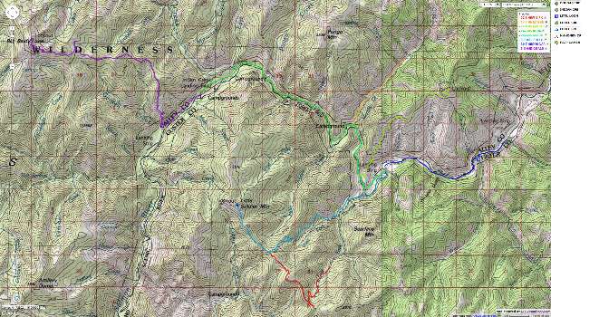 Topo map using my GPS track