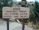 Population control sign, or - what about Darwin's law? - at Canyonlands NP, Utah