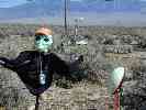Alien unicyclist tours the Intermountain West, powered by beer.