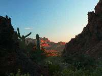 Peralta Canyon sunset